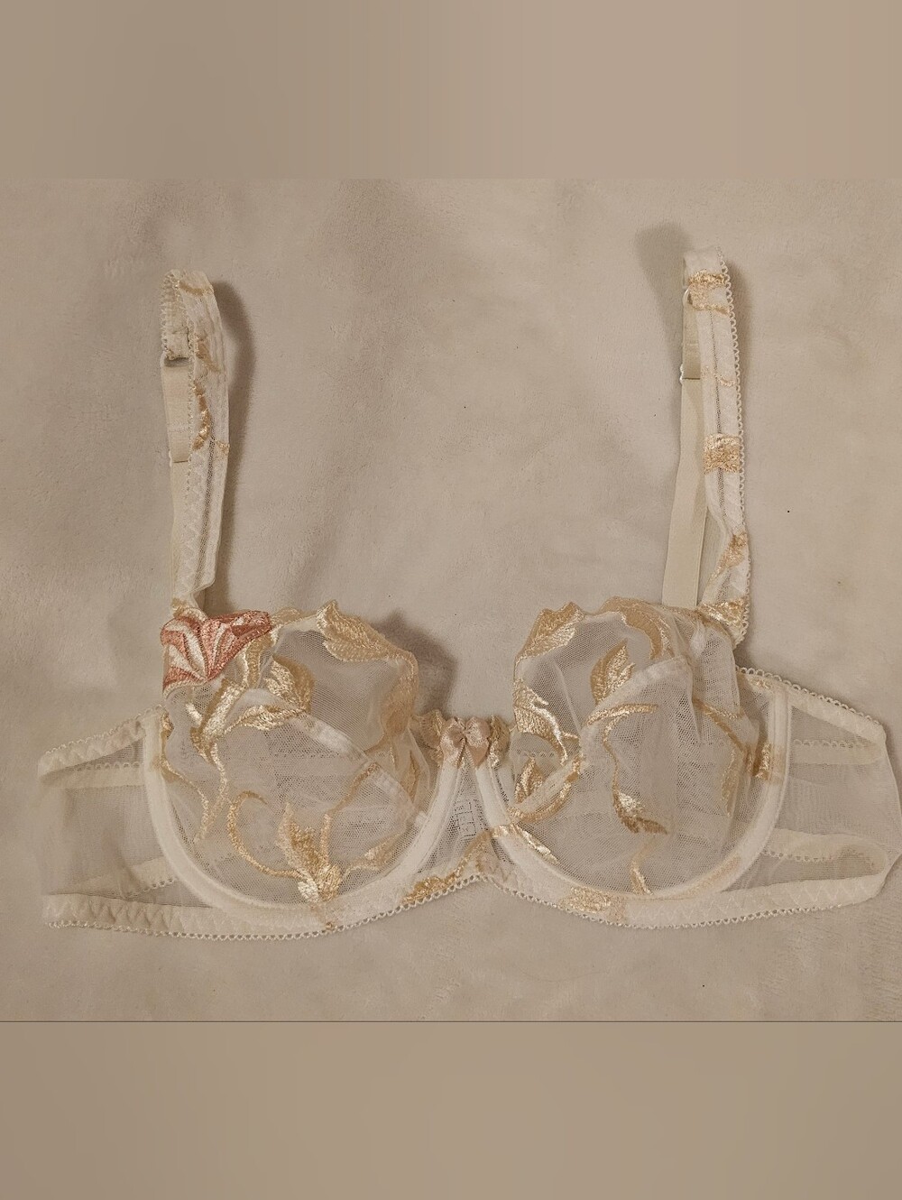 Lise Charmel Antinèa Bra Sheer Embroidered Luxury Elegent